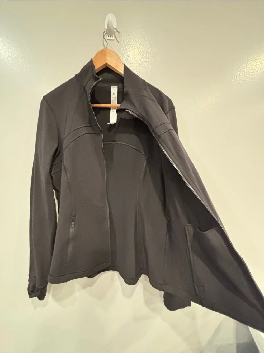 Lululemon Define Black Utility Zip-Up Jacket Customized “Tulane” Green Wave